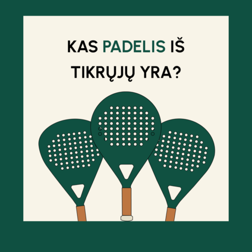 Kas tiksliai yra padelis?
